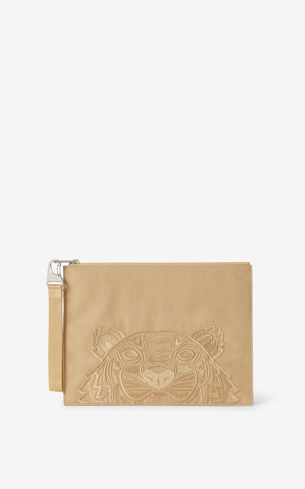 Clutch Kenzo Large Lona Kampus Tiger Hombre Beige - SKU.1423472